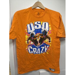 USO Crazy  Wrestling T-Shirt Men's Size Large